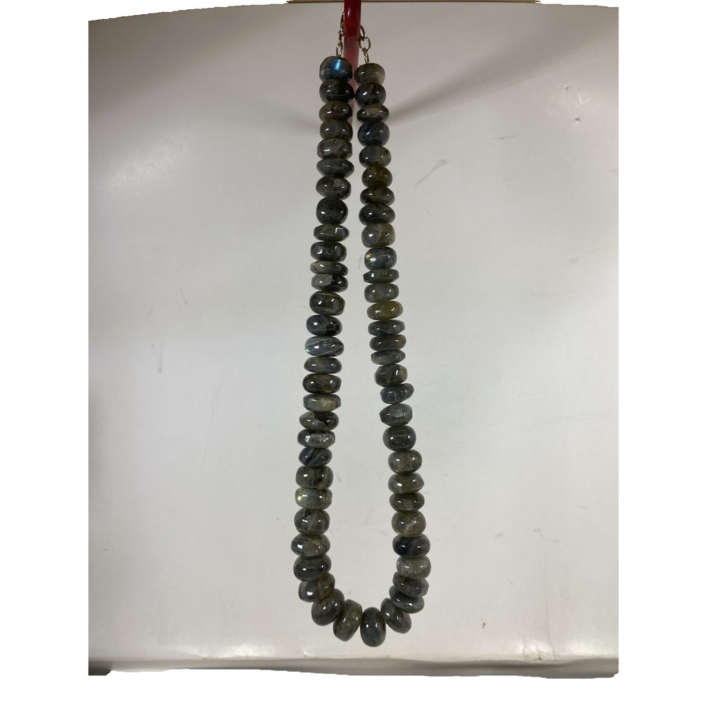 Grey Agate Necklace – Natural Stone Beaded Jewelry Elegant Gemstone Gift